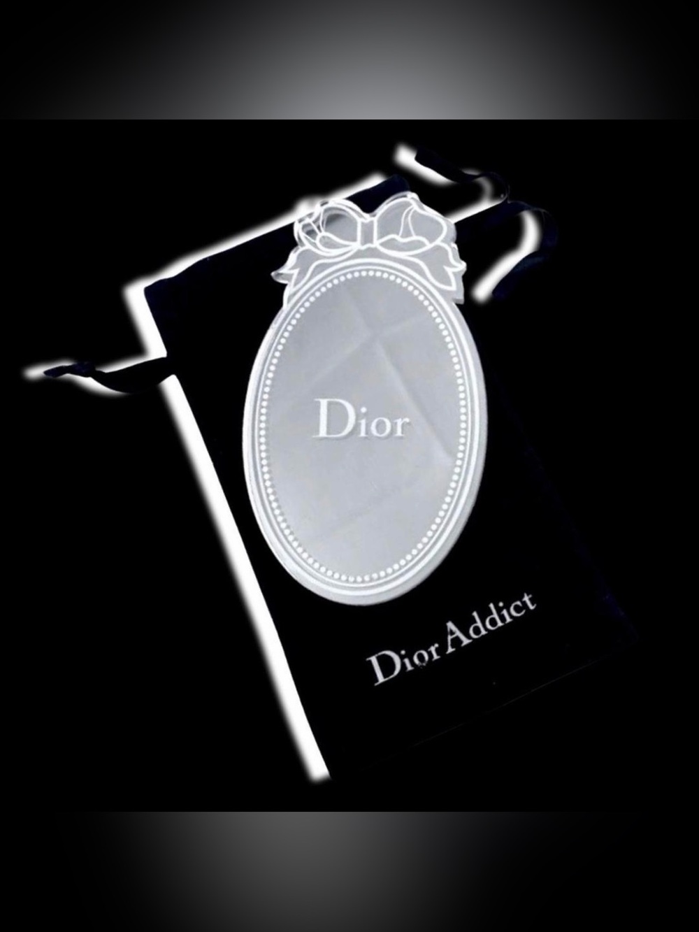 Dior Addict Bow Mirror in Addict Black Bag. SEALED in Protective Plastic